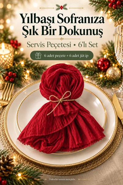 Soft Kare Bohemian Dinner Napkin Set of 6 for Special Occasions – 40×40 cm