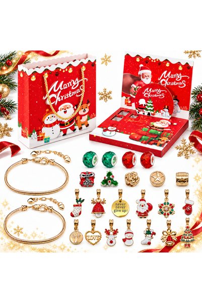 miraza Κοσμήματα Ημερολογίου Advent, 24 Ημέρες Εκπλήξεων, Κιτ για Κατασκευή Β...