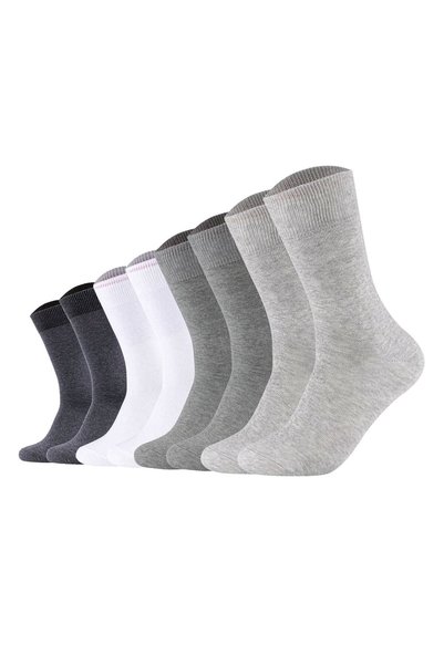 s.Oliver Unisex Socken, 8er Pack - Kurzsocken, einfarbig