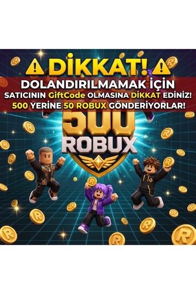 500 Robux Cüzdan Kodu - GiftCode