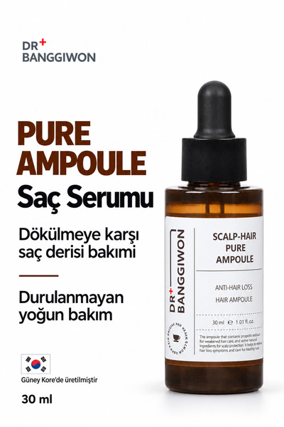 DR BANGGIWON Pure Ampoule %1 Kafeinli Dökülmeye Karşı Durulanmayan Saç Serumu...