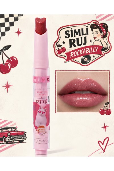 Kozmetik Silvery Lipstick Number 01 - the Meeting of Sparkling Hearts 💕 | 💄 ✨