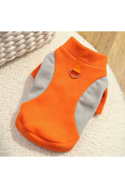 Choice S Orange Winter Pet Dog Clothes for Small Medium Dogs Thickened Fleece...