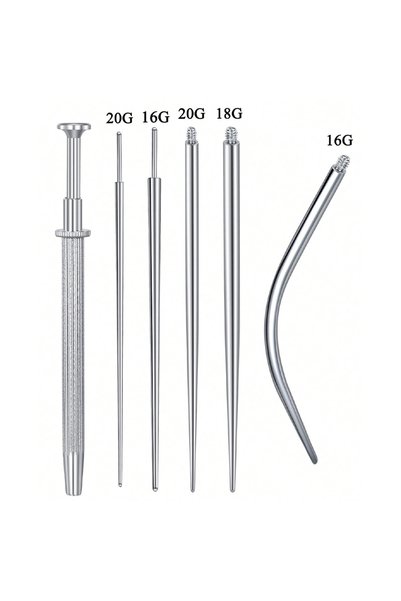 Choice 4 Stainless Steel Piercing Ball Grabber Tool Kit - Body Piercing Acces...