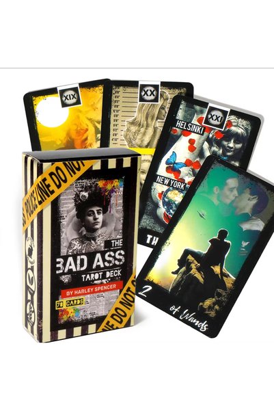 Choice1 light green The Bad Ass Tarot Deck 78 Cards Deck Fortune Telling Game...