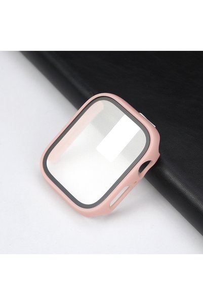 Choice44 Series 4 5 6 SE 40mm Pink Glass Screen Protector + Case for Watch 10...