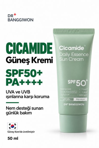 DR BANGGIWON Cicamide SPF50+ PA++++ Centella ve Seramid İçeren Nemlendirici Y...