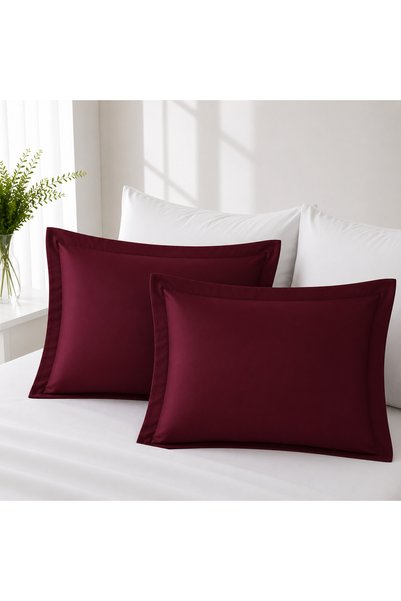 Kotonia Home Set 2 fete de perna Damasc Saten DeLux - 70x70 cm, 100% bumbac, ...