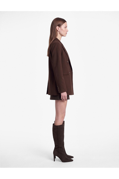 Koton Normal Waist A-Line Cashmere Mini Skirt