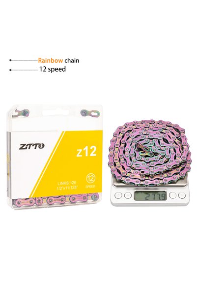 ZTTO Rainbow 12 Speed Chain Mountain Road Bike Current 12v MTB Missing Link B...