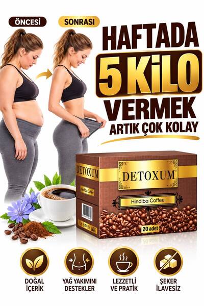Detoxum Zayıflamak İçimi Kolay Ve Lezzetli Diyet kahvesi