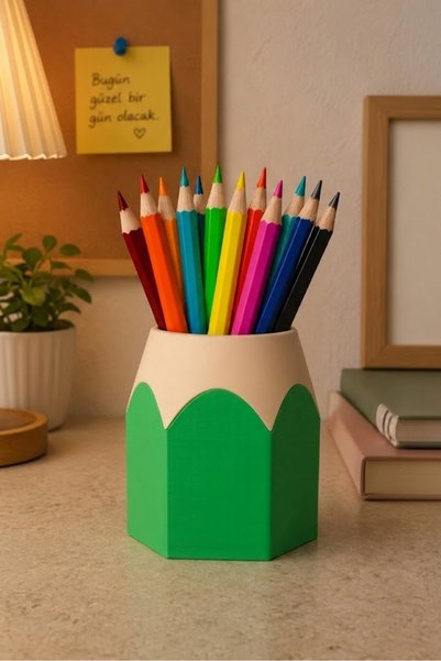 krh 3d print Pencil Case – Colored Pencil Design, Desktop Organizer, 3D Printing