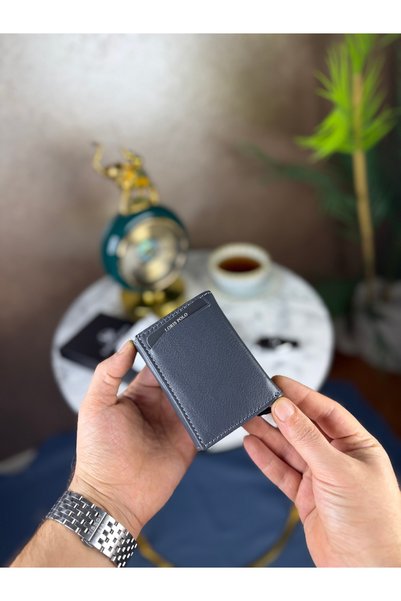 LORİS POLO Hakiki Unisex Mekanizmalı Deri Cüzdan
