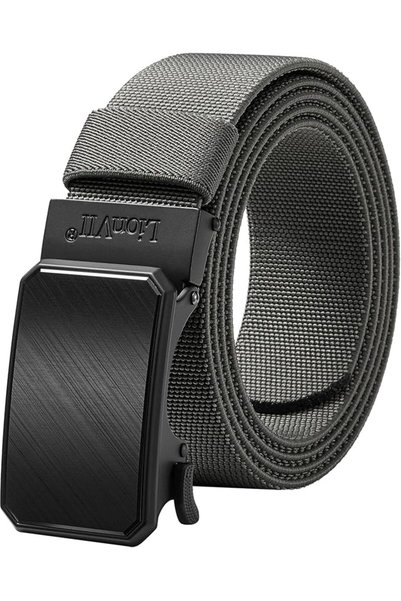 GENERAL LionVII Ratchet Elastic Stretch Belts, 1 3/8" Slide Belt for Men with...