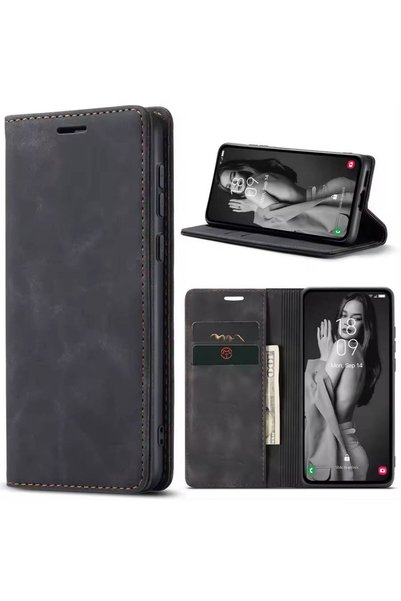 Aiyando Husa tip carte pentru Honor Magic 7 Pro Retro Business cu inchidere m...