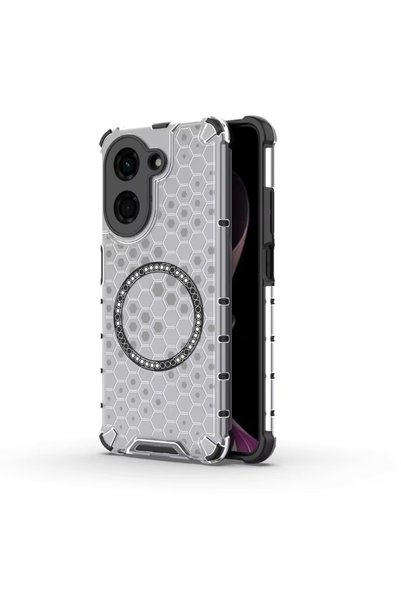 Aiyando Husa pentru Xiaomi Redmi A5 4G Cyber Shield Bumper Compatibila MagSaf...