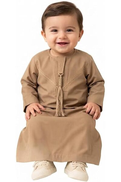 Generic Nightgown for Children Omani Born Emirati Nightgown Newborns Nightgow...