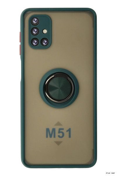 New Face Ilkestor Newface Galaxy M51 Case Montreal Silicone Cover with Ring (...