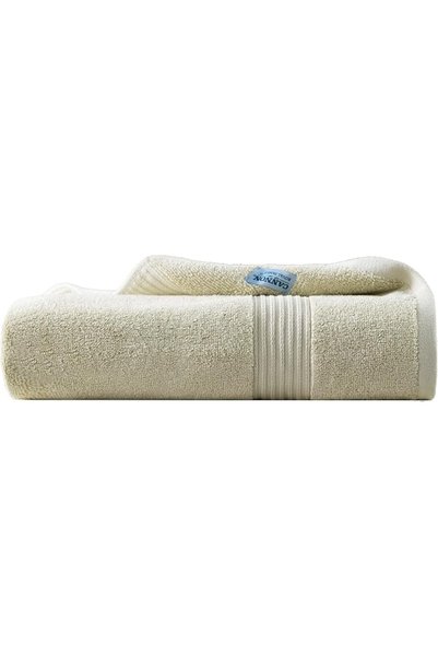 Cannon Soft Highly Absorbent and Quick Drying Bath Towel Ivory 70 x 140cm