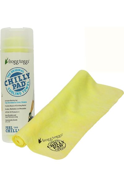 Frogg Toggs Chilly Pad، منشفة تبريد فورية، تدوم طويلاً، قابلة لإعادة الاستخدا...