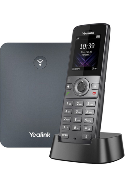 Yealink Telefon IP W74P Kit DECT fără fir Gri 1.8 "