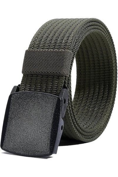 GENERAL Lion Vee Nylon Belt for Men, Work Belts, Breathable Woven Fabric Belt...