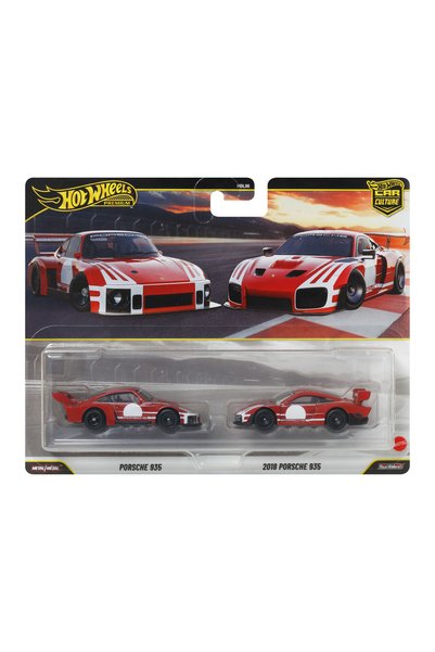 HOT WHEELS Premium Car Culture Porsche 935 & 2018 Porsche 935 İkili Set JHW51