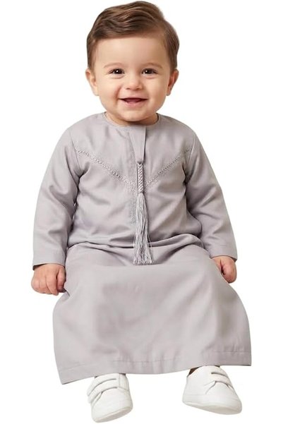 Generic Omani Children's Nightgown, Emirati Boys' Nightgown, Children's Night...