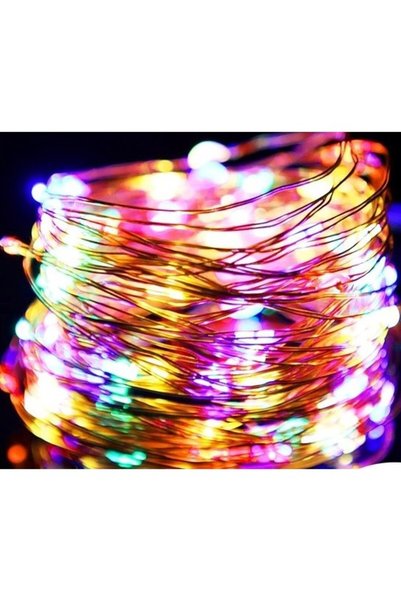 Alista Home Коледни лампички, 10 метра, 100 LED, многоцветни, дистанционно уп...