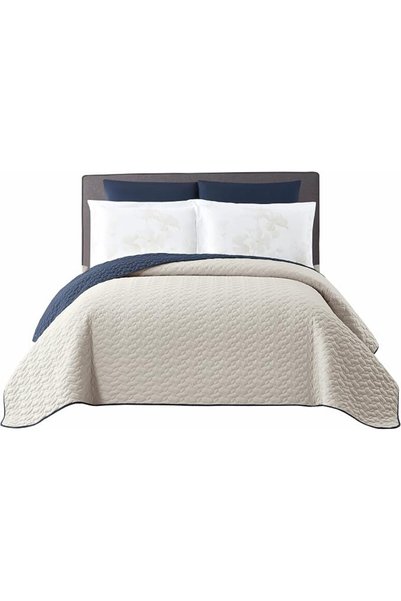 D DONETELLA FEEL THE LUXURY DONETELLA Quilt Set, 6-Piece Reversible Quilted C...