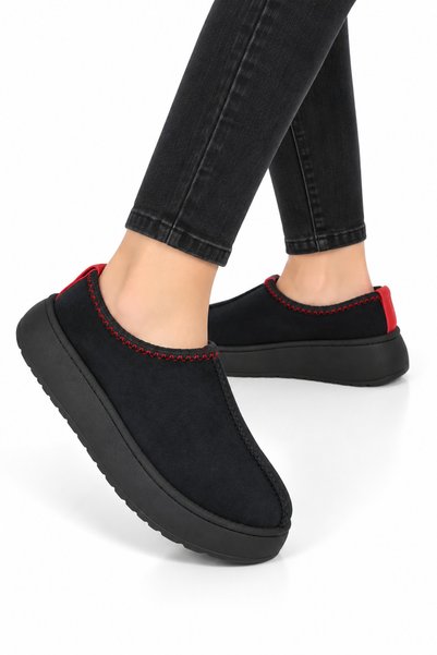 Jagulep Women's Cold-Proof Furry Thick Sole Boots
