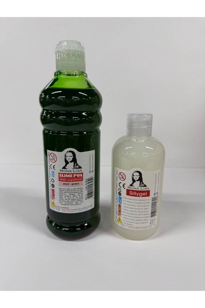 Südor Mona Lisa Slime Yapıştırıcısı 500ml Yeşil Slime Jeli ve Sıvı Boraks Sil...