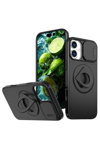 XGSM Husă iPhone 16, Magnetică Militară, pentru MagSafe, Negru