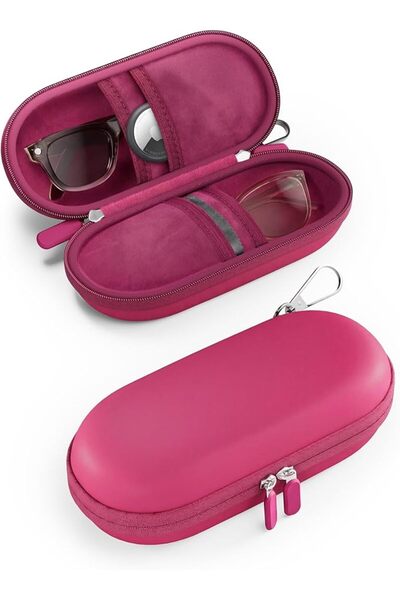 Procases حافظة نظارات شمسية مزدوجة من ProCase، حافظة نظارات صلبة مقاومة للصدم...