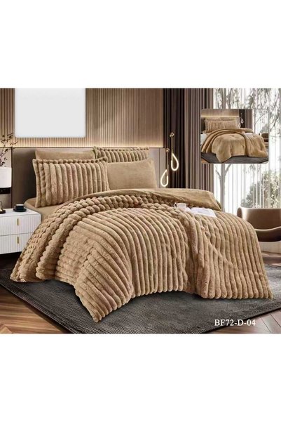 BIET ALMAFROSHAT Comforter Set with 6-Piece Quilted Bedspread New Double-Side...