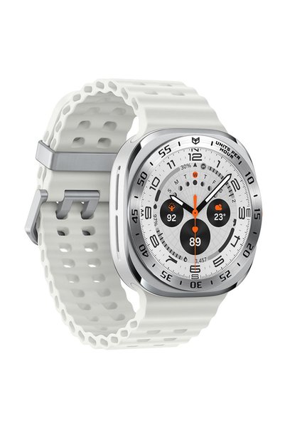 XGSM Inel de protecție pentru Samsung Galaxy Watch Ultra 2 / 1, Argintiu