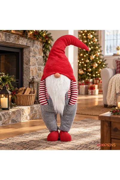 SHOPIENS Gnom Cu Pantaloni Gri Cu Bretele 115 cm