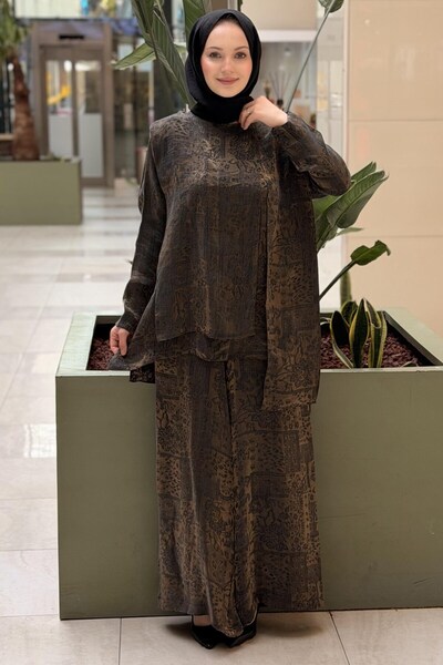 Ceremony Shine Front Piece Detailed Luna Trouser Suit