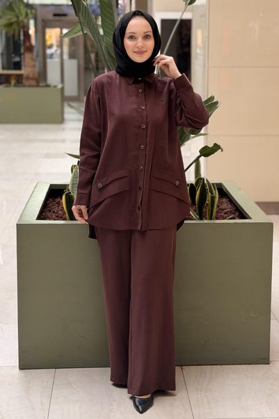 Ceremony Venus Set with Pocket Flap and Stone Embellished Trousers