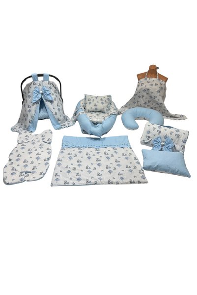 Happy Baby Dikiş Atölyesi 10’lu Babynest Anne Yanı Puset Örtüsü Alt Açma Emzi...