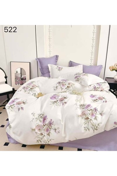 East Comfort Finet Double Bedding Set, 6 Pieces, Duvet Cover 200x230 cm, Shee...