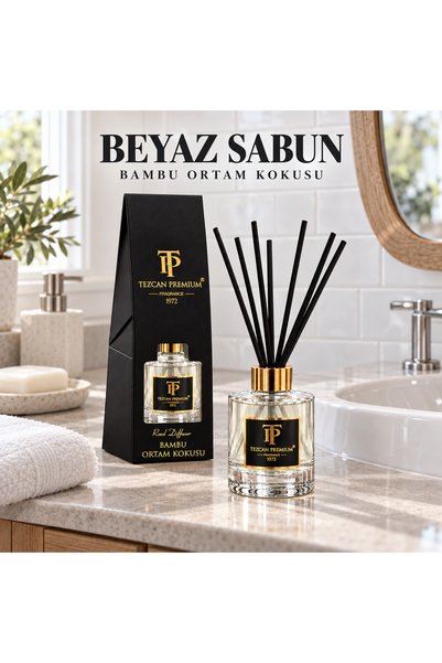 Beyaz Sabun Çubuklu Bambu Oda Kokusu 100 ML
