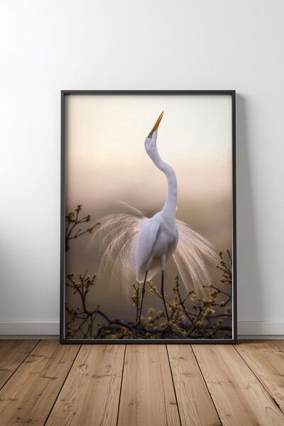 KEYFHOME Poster tablou MDF cu cadru negru Solo Dance, decor de perete pentru ...