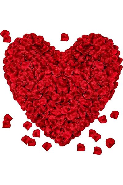 GENERAL 2000 Pcs Rose Petals Artificial Flowers for Decoration (White)