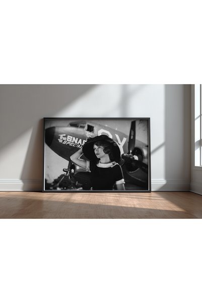 KEYFHOME Spirit of Adventure Black Framed Mdf Table Poster Living Room Wall D...