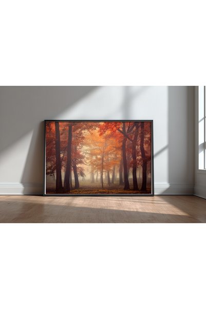 KEYFHOME Feel Black Framed MDF Tablou Poster Living Decor de perete Cadou