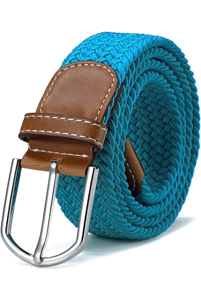DonDon Fabric Belt Stretch Belt Braided and Elastic Belt for Men and Women Le...