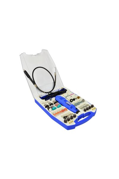 GEKO Mini polizor drept set cablu & 227 accesorii, Geko, 270 W, 88 dB