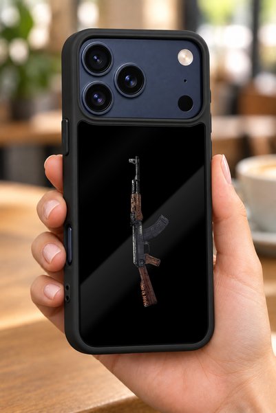 BGAKSESUAR iPhone 18 Pro Max Compatible Ak Patterned Shockproof Case with Cam...