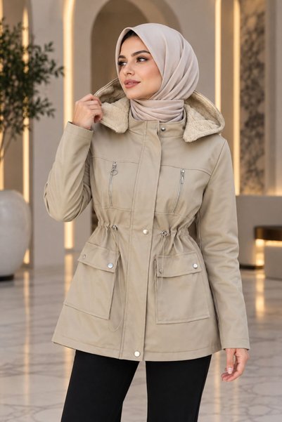 HİRAMİR Kadın Deri Mont İçi KürklüKS2626